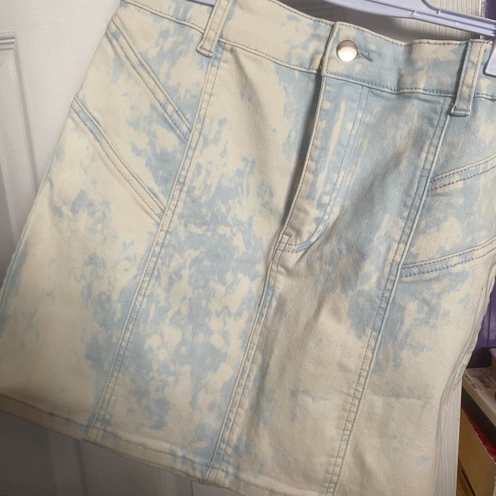 Forever 21 Acid Wash Jean Skirt